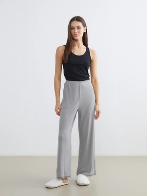 Lc Waikiki Yeni Sezon Beli Lastikli Ajurlu Kadın Pijama Altı