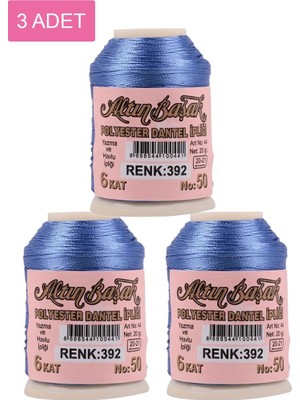 Royaleks Group 3 Adet Altınbaşak Oya ve Dantel Ipi 20 gr - Royaleks - No: 392