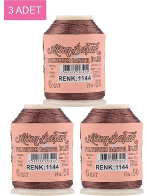 Royaleks Group 3 Adet Altınbaşak Oya ve Dantel Ipi 20 gr - Royaleks - No: 1144