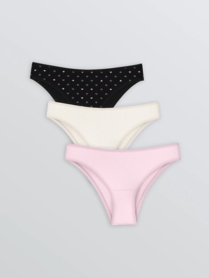 Lc Waikiki Yeni Sezon Baskılı Tanga Külot 3'lü