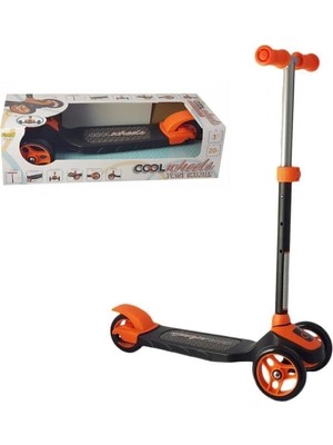 Genel Tedarik 4 Tekerlekli Çocuk Scooterı Turuncu Renk 3 Yaş ve Üzeri Için Uygun - Oyuncak - Scooterlar