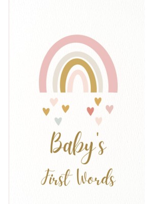 Belirtilmemiş Independently Published Baby's First Words Journal - Baby - Keepsake