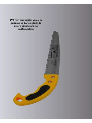 Twin Store Düz Bıçaklı Budama Testeresi Kılıflı Güvenli Tasarım