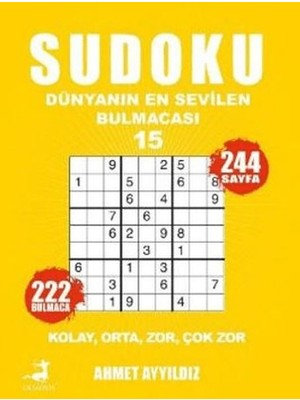 ALK Sudoku Dünyanın En Sevilen Sevilen Bulmacası 15