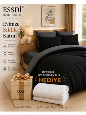 Essdi Home Tekstil Çift Kişilik Nevresim Takımı