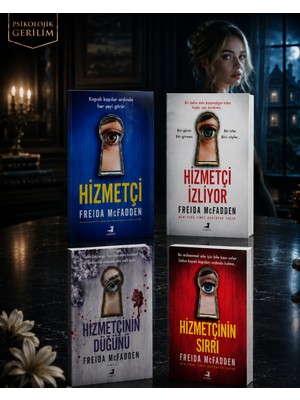 Olimpos Yayınları 4 Kitap / Freida Mcfadden Hizmetçi Serisi | Psikolojik Gerilim Seti | Hizmetçi, Hizmetçinin Sırrı, Hizmetçi Izliyor, Hizmetçinin Düğünü