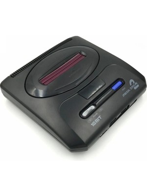 Genel Tedarik 16-Bit Çift Kollu Retro Oyun Konsolu 48 Yüklü Oyunlu Beyaz Bluetoothsuz - Elektronik