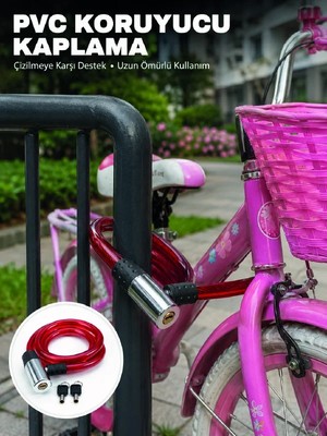 Marmara Avm Bisiklet, Elektrikli Scooter ve Çocuk Bisikletleri Için Güvenlik Kilidi