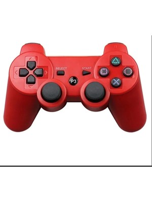 Genel Tedarik Kablosuz Joystick Kırmızı Renk Hızlı Şarj Özellikli Playstation 3 Uyumlu 1 Yıl Garantili