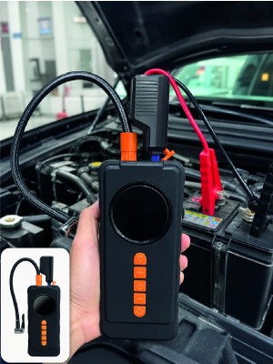 Hcc Trend 4'ü 1 Arada Akü Takviye Cihazı Dijital Lastik Şişirme Kompresörü 10000MAH Powerbank ve LED Fener