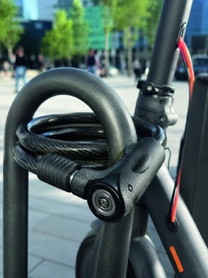 Hcc Trend Motosiklet, Bisiklet ve Elektrikli Scooter Için Ağır Hizmet Tipi Çelik Halat Kilidi