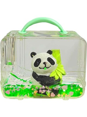 Empressco Ylz Sulu Bi̇blo Panda CY-128 Kalemli̇kli̇ Çanta Tasarimli Dekorati̇f Eşya