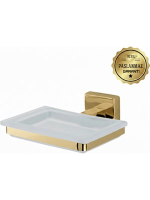Premium Pirinç Sedef Sabunluk Gold