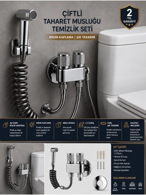 Kayra Grup Su Armatürleri Kayra Lüx Taharet Seti