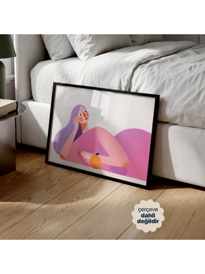 Persona Istanbul Artificial Collection "düşünceli Renkler" - Modern Poster (Çerçevesiz)