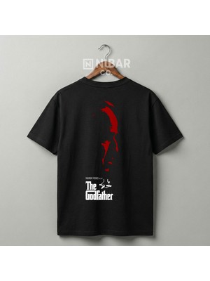 Nubarco The Godfather Baskılı Unisex Premium %100 Pamuklu Tişört - Özel Tasarım