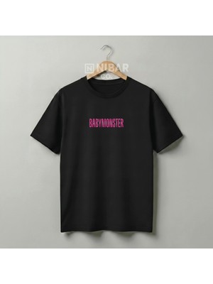 Nubarco Ahyeon Babymonster Tasarımlı Premium Pamuklu Unisex Tişört Yüksek Kalite