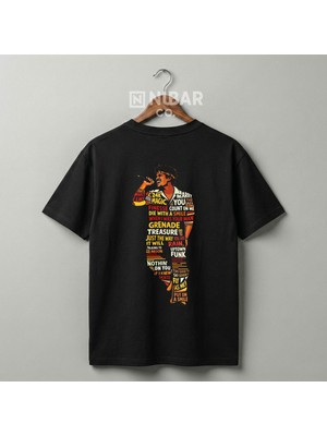 Nubarco Bruno Mars Tasarımlı Premium Pamuklu Unisex Tişört - Yüksek Kalite Baskılı