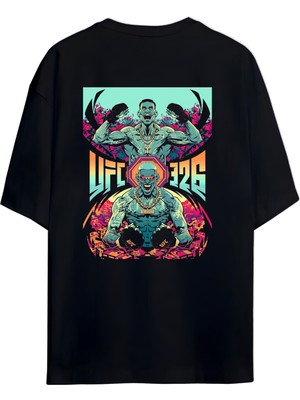 Nubarco Ufc Charles Oliveira Özel Tasarım Unisex Premium Pamuklu Baskılı Tişört