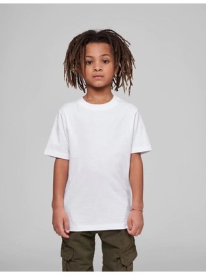 3 Çocuk   Basic T-Shirt - Beyaz