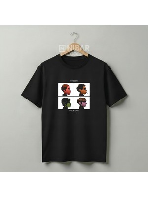 Nubarco The Big Bang Theory Özel Tasarım Premium Unisex Oversize %100 Pamuklu T-Shirt