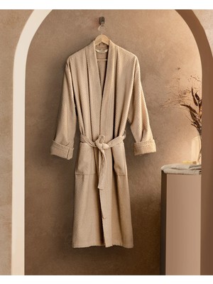 TeknoKapsül Madame Coco Nicola Kimono Erkek %100 Pamuk Bornoz