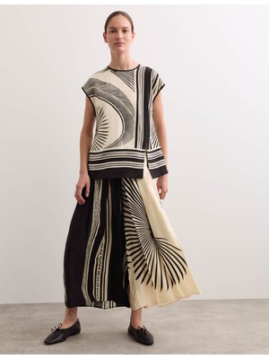 Marks & Spencer Jaeger Desenli Bluz