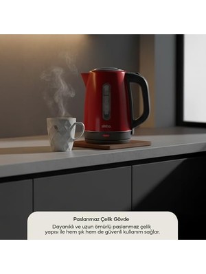 Skygo SK-8031 Su Isıtıcı Kettle – Paslanmaz Çelik, 1.8 L, Inox, Otomatik Kapanma (Açık Gri)