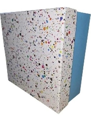 Gıpta Colorful Kare Hediye Kutusu BX6534 E No:5,5 225X225X110 mm - Tekli