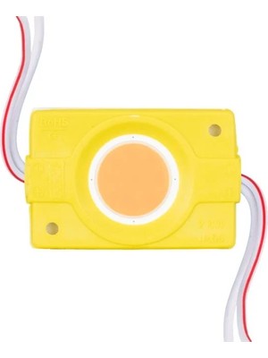 Powermaster 12 Volt 2.4 Watt Sarı Cob LED Modül - 40X22 mm