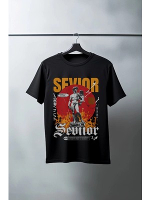 Aydogan's Unisex Oversize 24/1 Penye Dtf Baskılı Tişört - DTF82