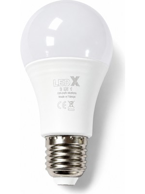 Uzman Dörtler -Ledx 3'ü Bir Arada LED Ampul (Aç-Kapa) (Normal - Tv - Gece Modlu)