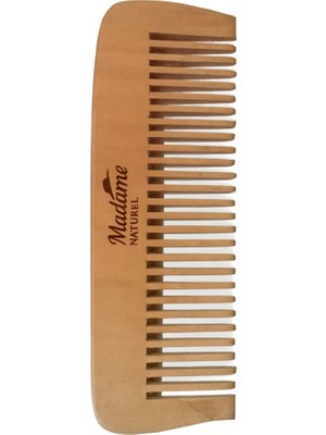 Madame Naturel %100 Doğal Kiraz Ağacı Geniş Dişli Şimşir Tarak