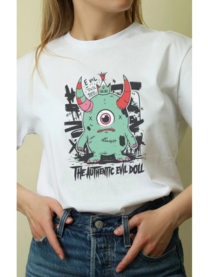 Aydogan's Unisex Oversize 24/1 Penye Dtf Baskılı Tişört - DTF165
