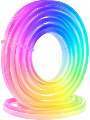Palmira Demir Rgb Neon LED Şerit Işık Kumandalı USB Girişli Su Geçirmez Şerit LED