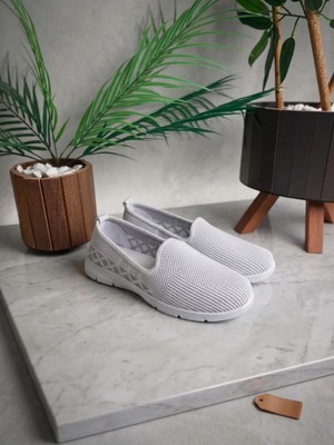 Ly Leyo Tekstil Kadın Triko Slip-On Babet & Spor Ayakkabı