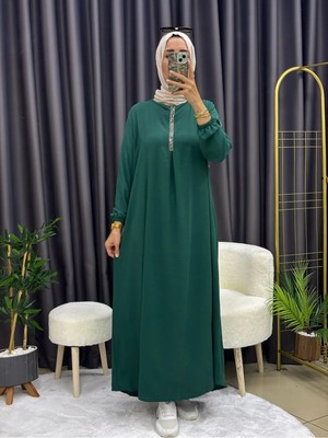 Ly Leyo Tekstil Taşlı Elbise