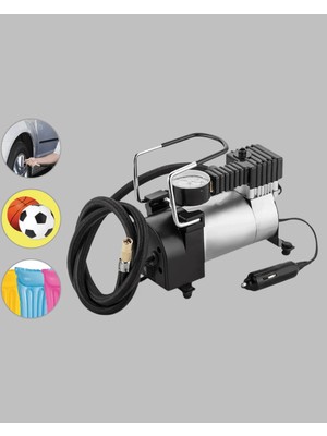 Palmira Demir Metal Gövdeli Oto Lastik Hava Kompresörü 12V 140 Psı Hızlı Şişirme