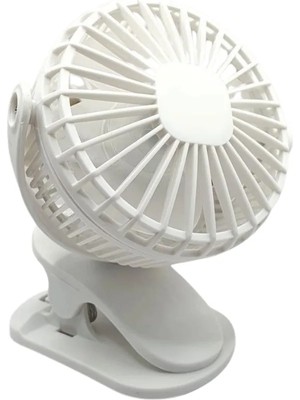 Palmira Demir Çalışma Masası ve Yatak Başlığı Için Klipsli Mini Fan