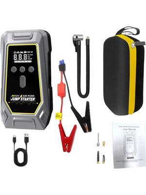 Palmira Demir Lastik Şişirme Powerbank Özellikli Taşınabilir Cihaz