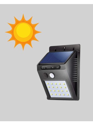 Palmira Demir Solar Güçlü LED Dış Mekan Lambası – Güneş Enerjisiyle Şarj Olan Sensörlü Bahçe Işığı