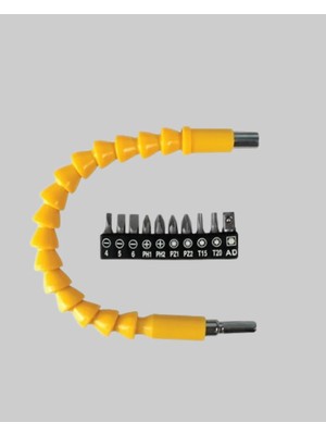 Fantastik Store 12 Parça Akrobat Bits Seti Çok Amaçlı Vidalama Dayanıklı Çelik Yeni Nesil