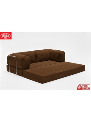 Herev Comfort 200X200 Orijinal Sünger Şark Köşe /yıkanabilir Kadife Kumaşlı Minderli Koltuk Kanepe