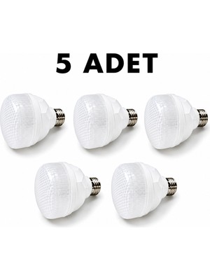 Uzman Dörtler - Ledx 20W Kristal Torch Ampul 6500K Beyaz 5 Adet