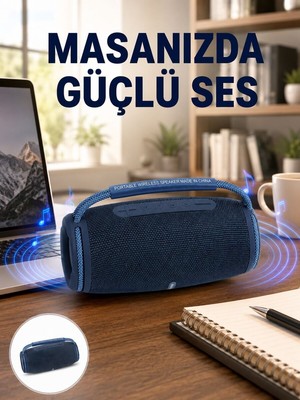 Dış Mekan Uyumlu Ipx5 Suya Dayanıklı Kablosuz Hoparlör Yeni Nesil - HPSBYI4166-7375
