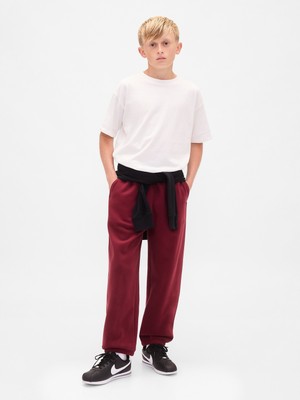 Gap Erkek Çocuk Kırmızı Vintagesoft Baggy Eşofman Altı