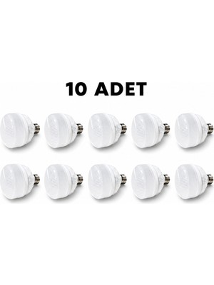 Uzman Dörtler - Ledx 30W Torch Kristal Ampul 6500K Beyaz 10 Adet