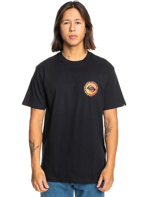 Quiksilver Long Fade Ss Erkek Siyah Günlük Stil T-Shirt EQYZT07670-10010