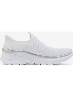 Wsl Skechers Fashıon Fıt 2.0 Kadın Spor Ayakkabı 150381TK Beyaz/gümüş