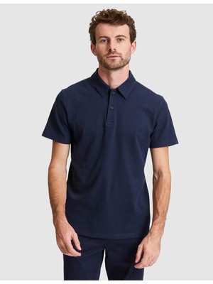 Pierre Cardin Erkek Lacivert Slim Fit Polo Yaka Tişört 50307581-VR033